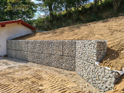 Murs à gabion