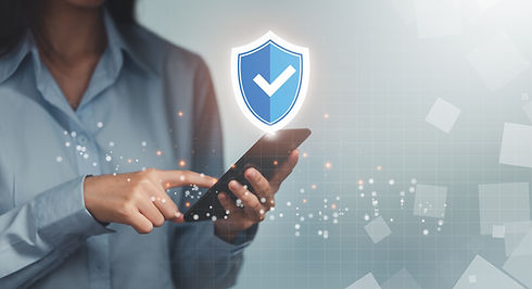 Woman hand enter a one time password for the validation process on phone, Mobile OTP secur