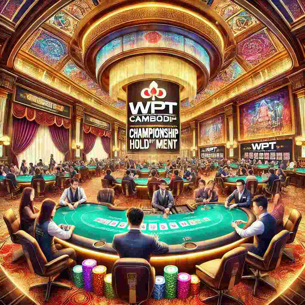 2025년 WPT 캄보디아 챔피언십 홀덤 대회장