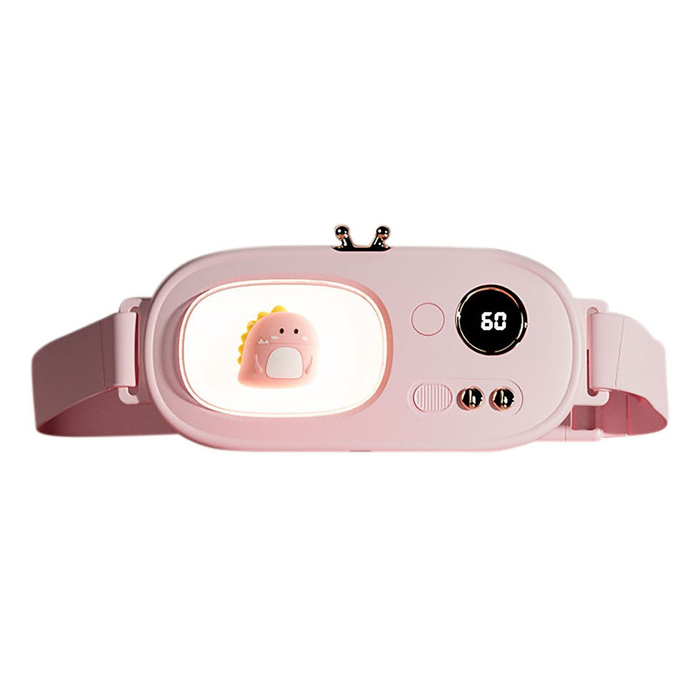 Miniatyrbilde: USB Rechargeable Period Warm Massager Abdomen Heated Pad Adjustable Lady