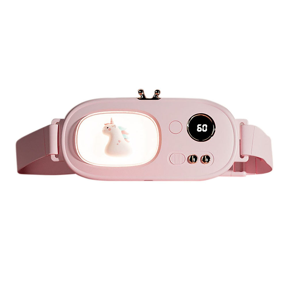 サムネイル： USB Rechargeable Period Warm Massager Abdomen Heated Pad Adjustable Lady