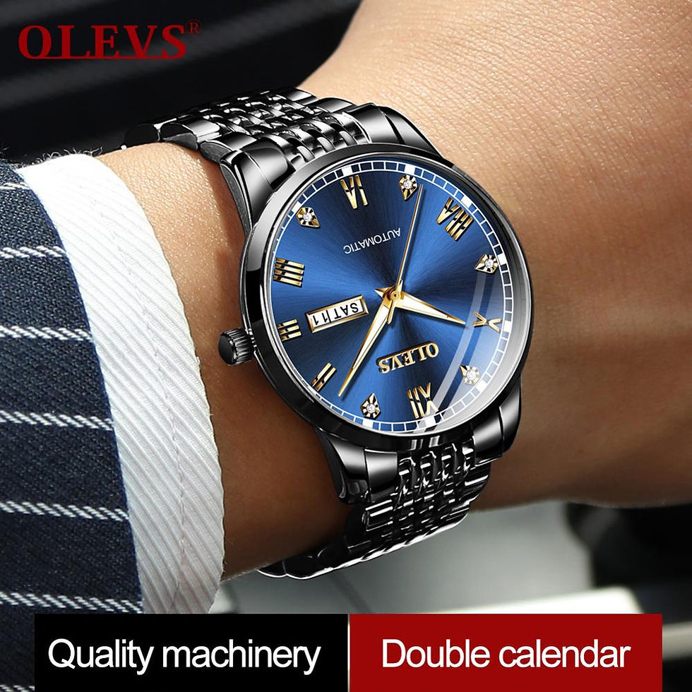 Thumbnail: OLEVS New Watch for Men Original Switzerland Wristwatch Business Waterproof