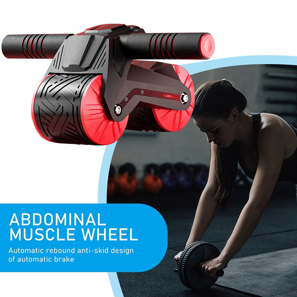 Thumbnail: Abs Wheel Roller Automatic Rebound Abdominal Wheel Mute Training Exerciser