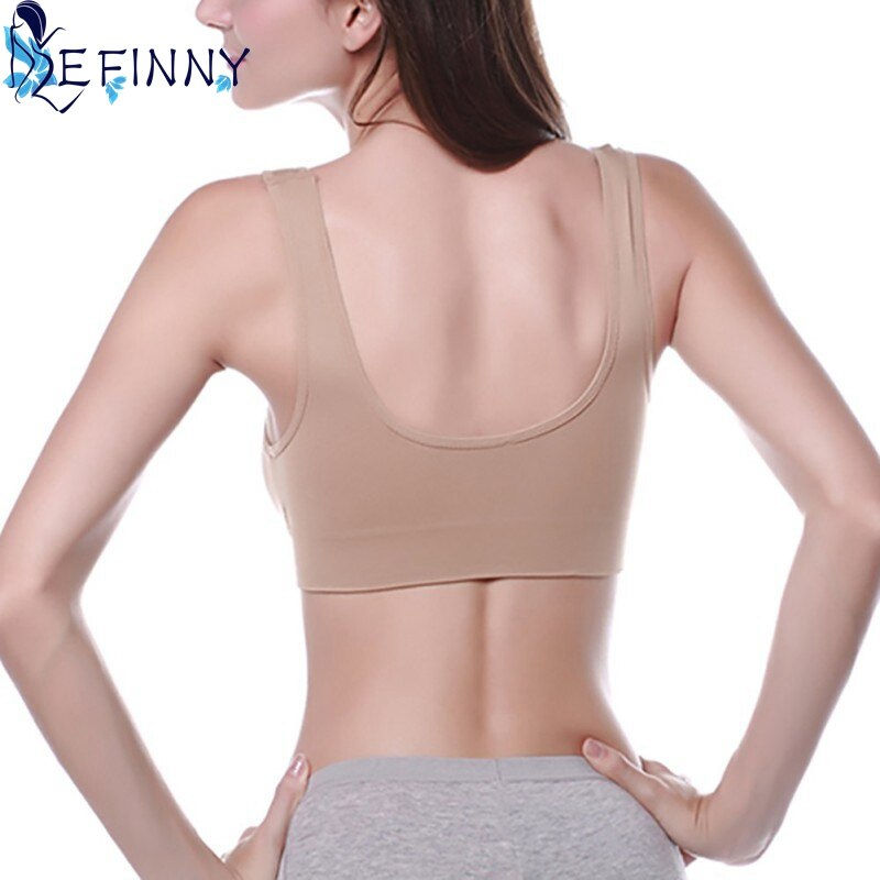 Thumbnail: 2020 Lady Shakeproof Stretch Vest Bras Tops Underwear Women Seamless Slim