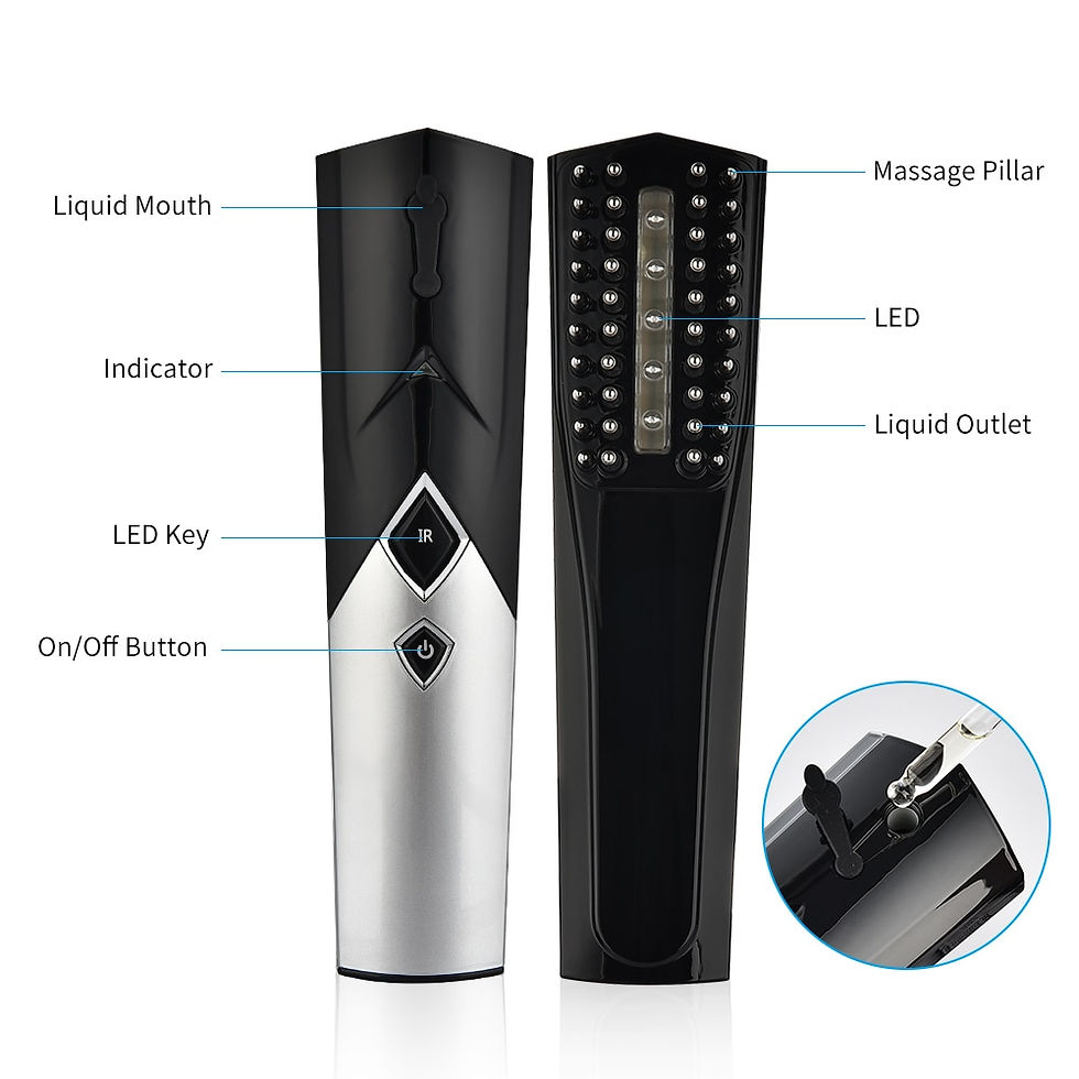Miniature : Electric Laser Hair Growth Comb Anti Hair Loss Infrared Therapy Treatment