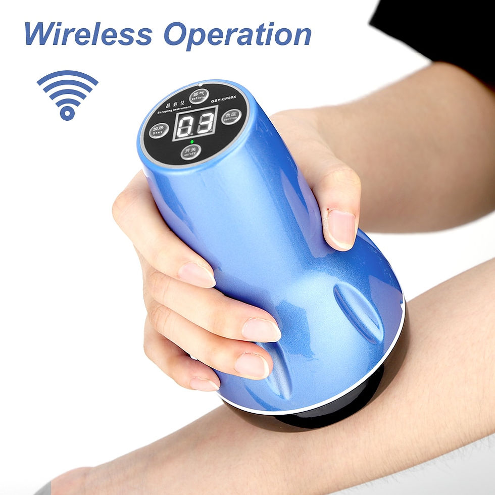 Thumbnail: Electric Massager GuaSha Anti Cellulite Vacuum Suction Cup Beauty Health