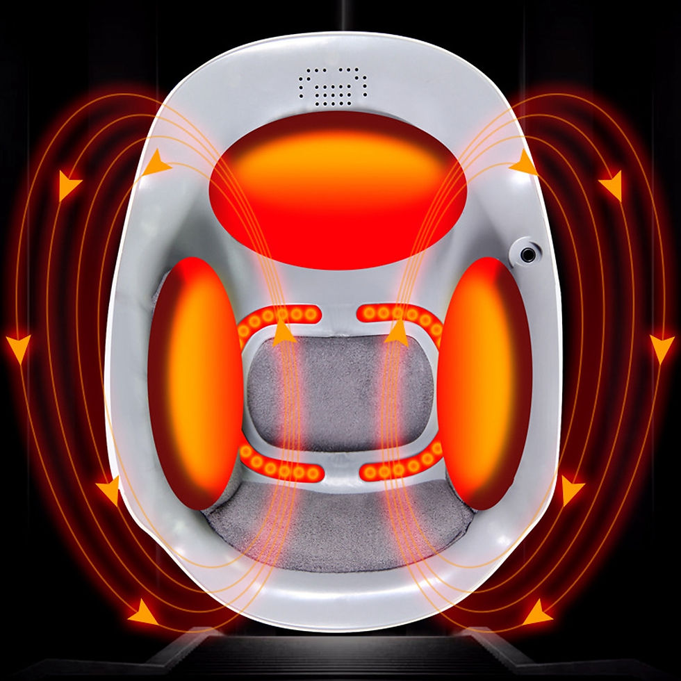 Thumbnail: 3D Smart Infrared Laser Heating Knee Massager Rehabilitation Pain Relief Leg