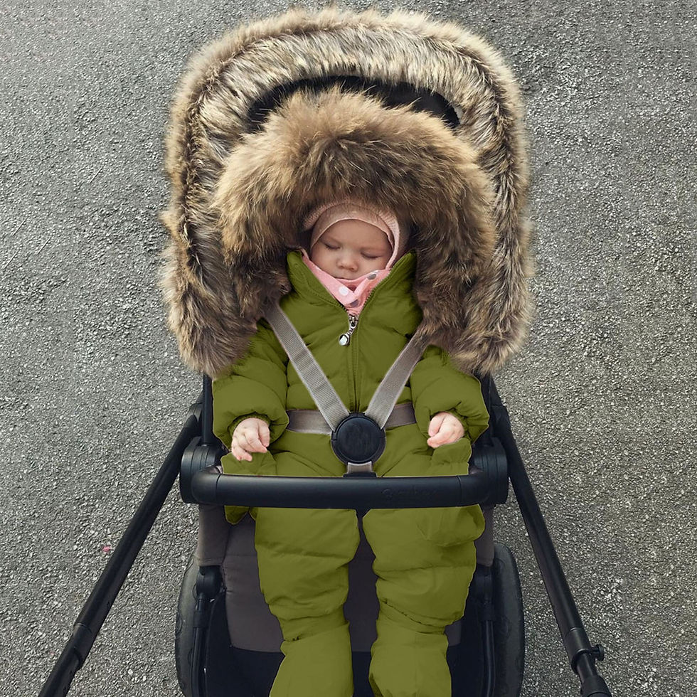 Thumbnail: Infant Baby Girls Boys Romper Suit Warm Hooded Snowsuit Jumpsuit Down