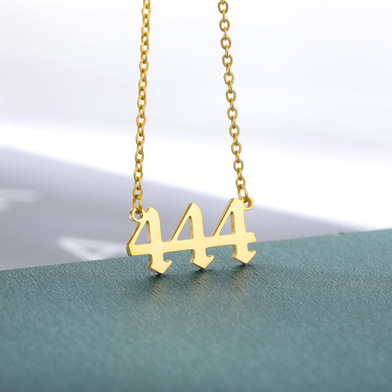 Miniatura: Angel Number Necklaces 111 222 333 444 555 777 888 999 666 Devil Necklace