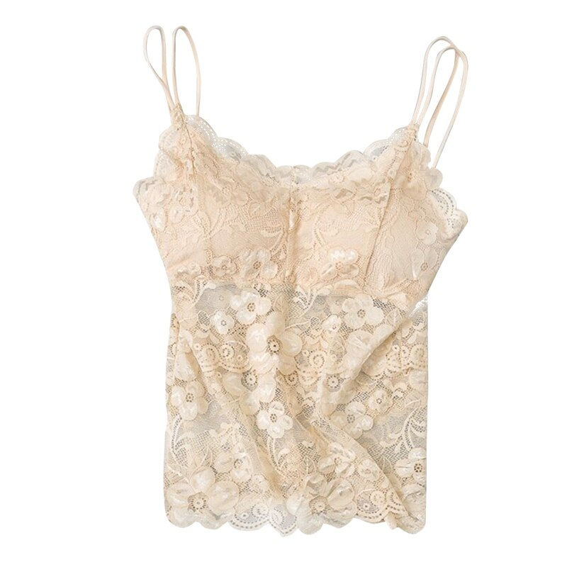 Miniatura: Women Gorgeous Lingerie Camisoles Beauty Back Sling Bottoming Lace Underwear