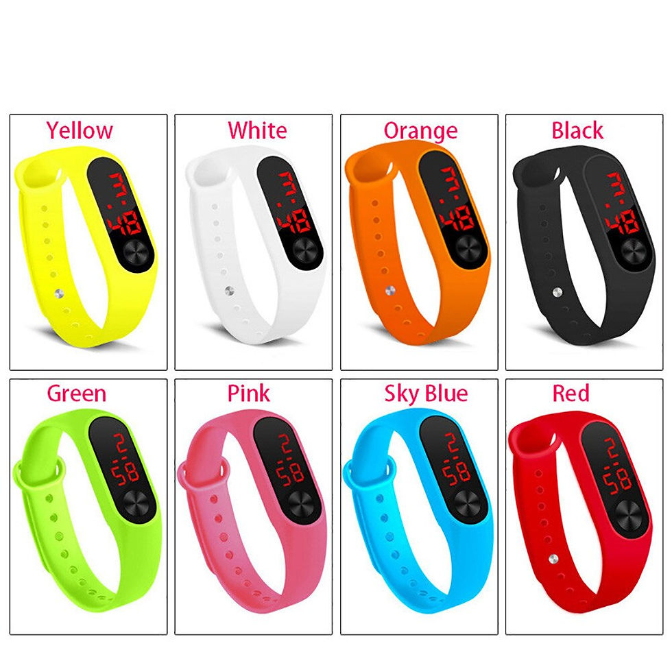 Miniaturbild: Men's Digital Watch Bracelet Waterproof Sport Watchband For Men Female Students