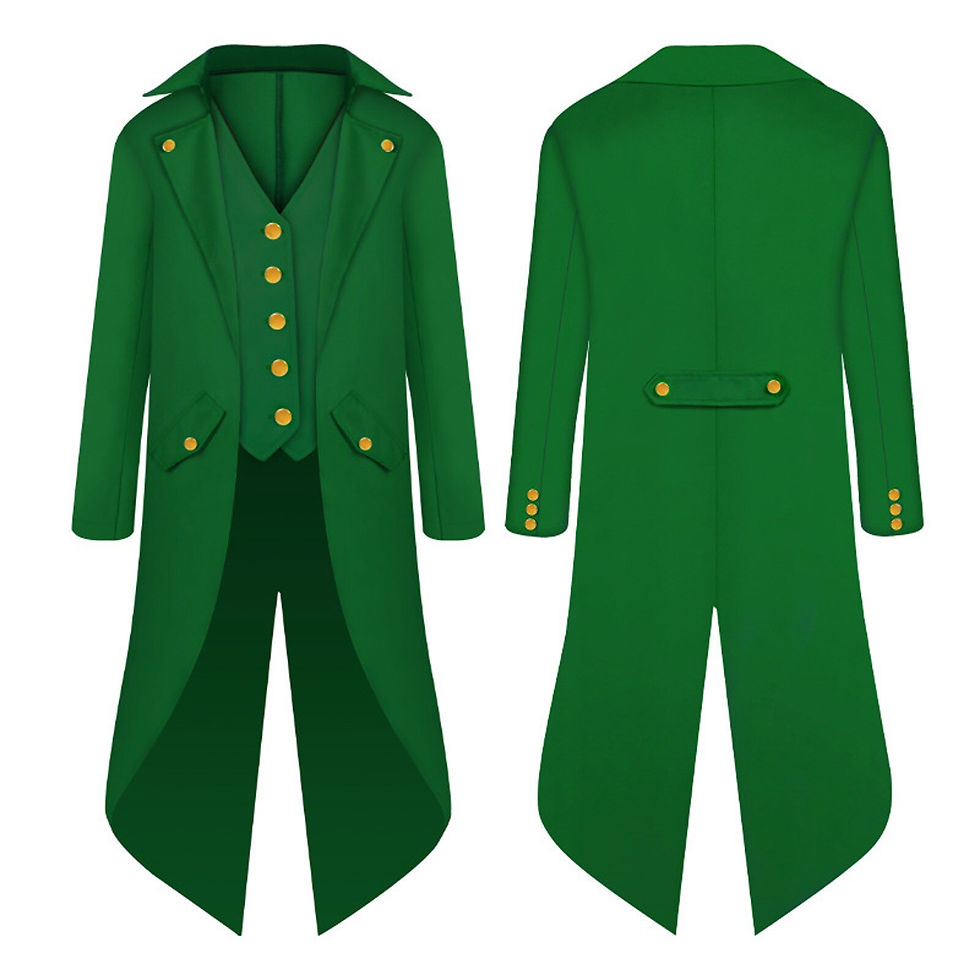 Thumbnail: Children Boys's Vintage Punk Gothic Retro Dress Coat Fashion Long Windbreaker