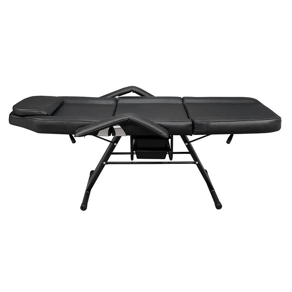 Thumbnail: Dual-purpose Barber Chair with Drawer Beauty Bed Salon SPA Pedicure Massage
