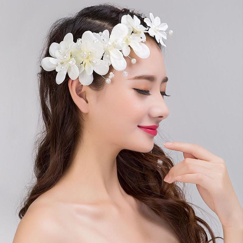 Thumbnail: Big Rose Flower Crown Floral Headband Garlands Festival Girls Hair Accessories