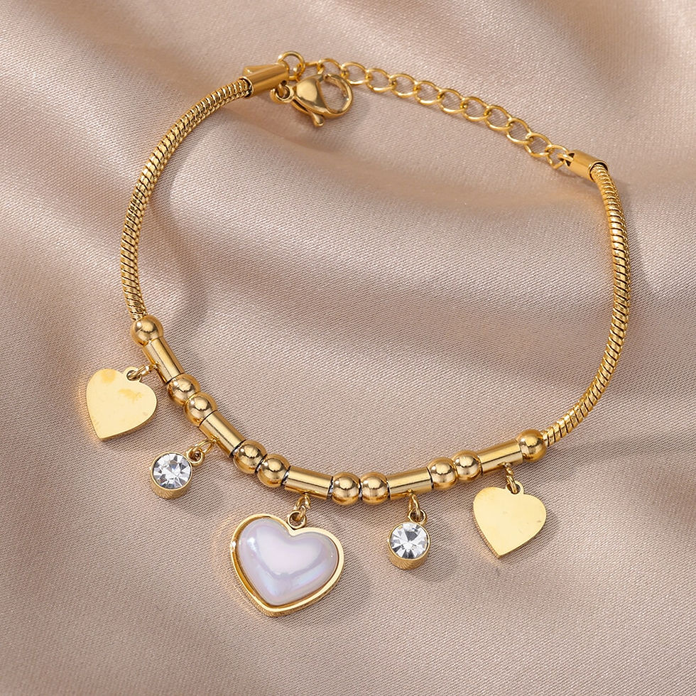 Thumbnail: Vintage Stainless Steel Bracelet for Women Evil Eye Love Butterfly Charm Bangle