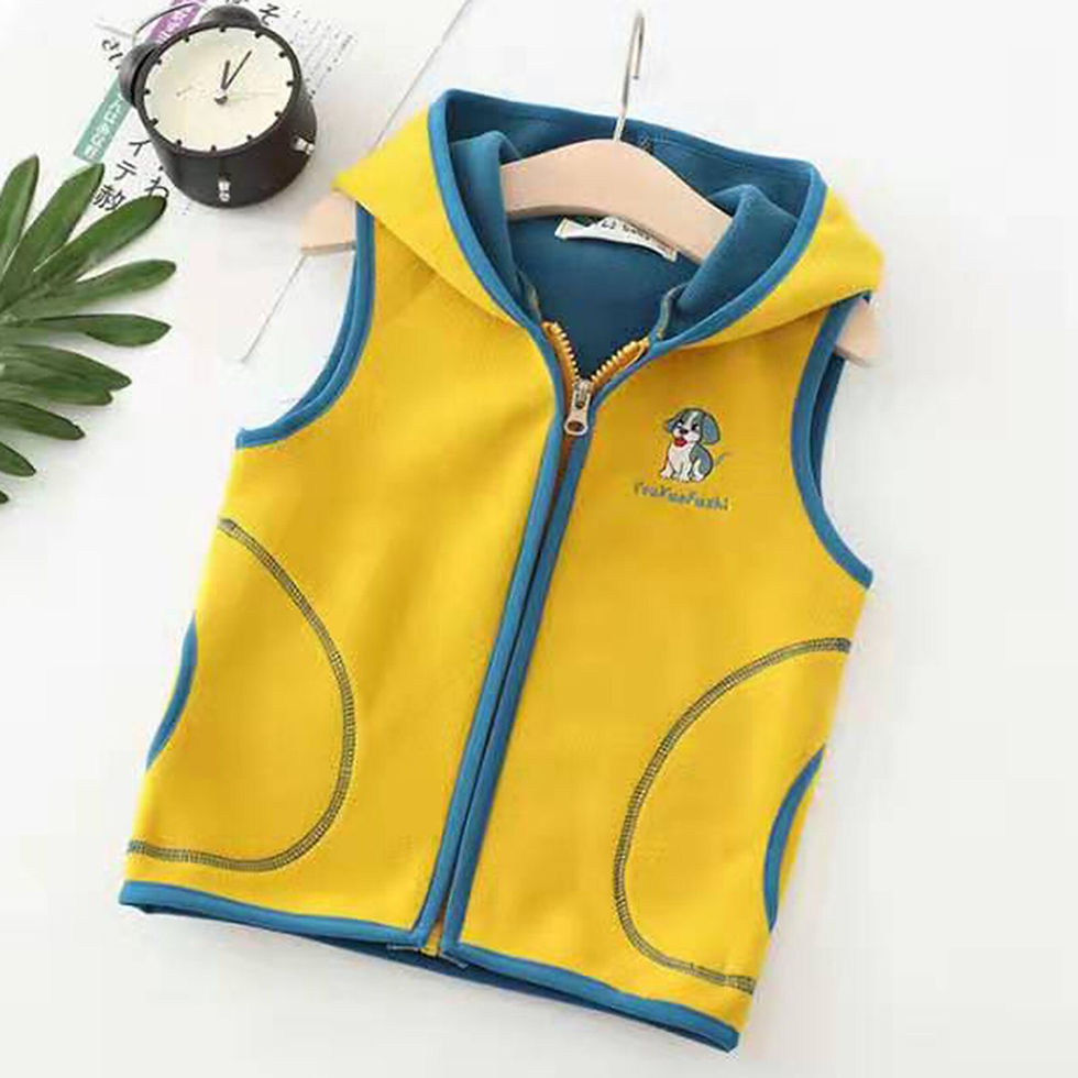 Thumbnail: Children Vest Kids Outerwear Waistcoats Sleeveless Jackets Children's Vest For