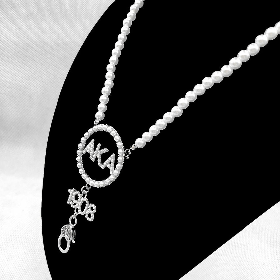 Thumbnail: New Fashion Handmade Sorority Founded Date Logo Lanyard for Keys Design