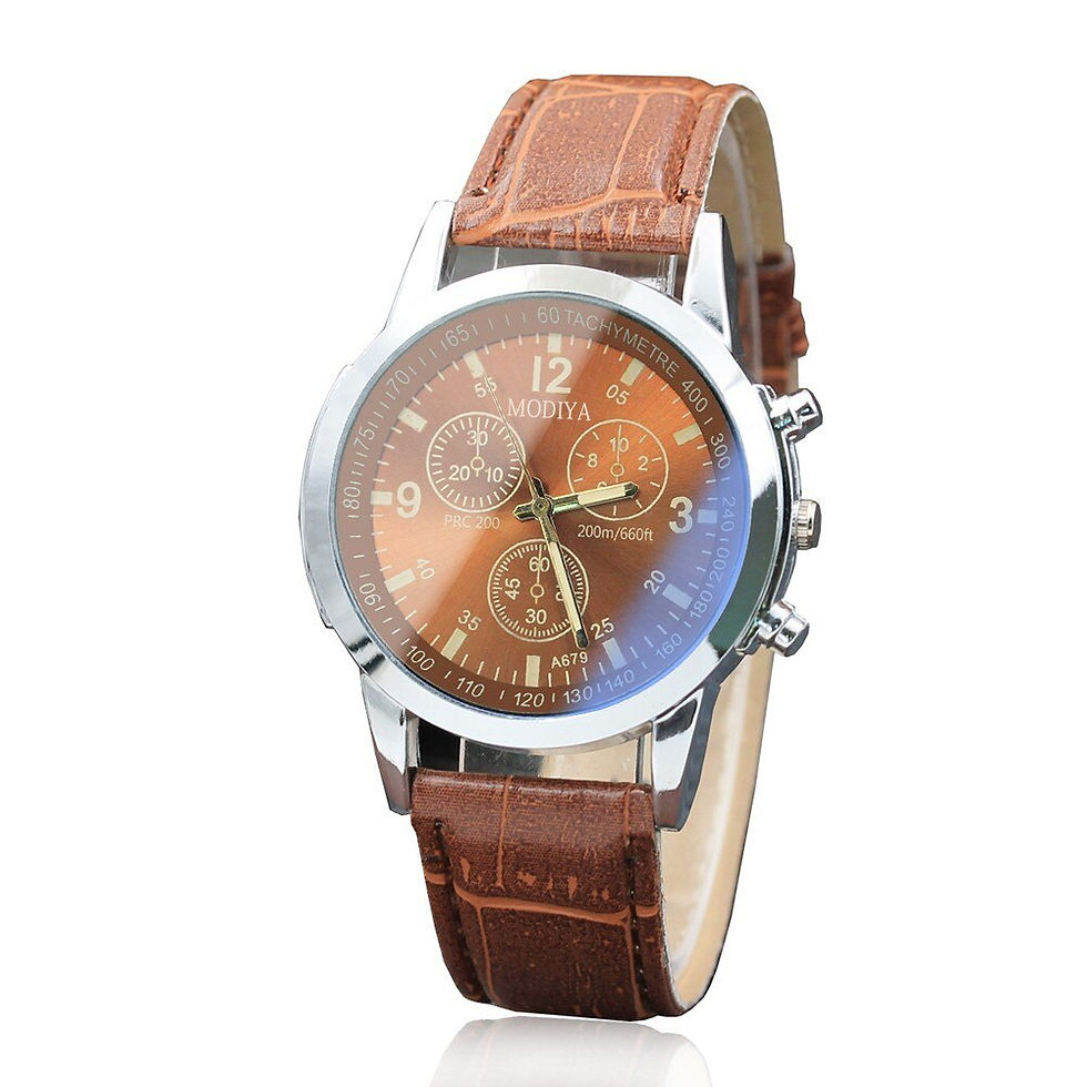 Thumbnail: Watch For Men Free Shiping Quartz Belt Hour Wrist Sport Analog Watch Men's Watc