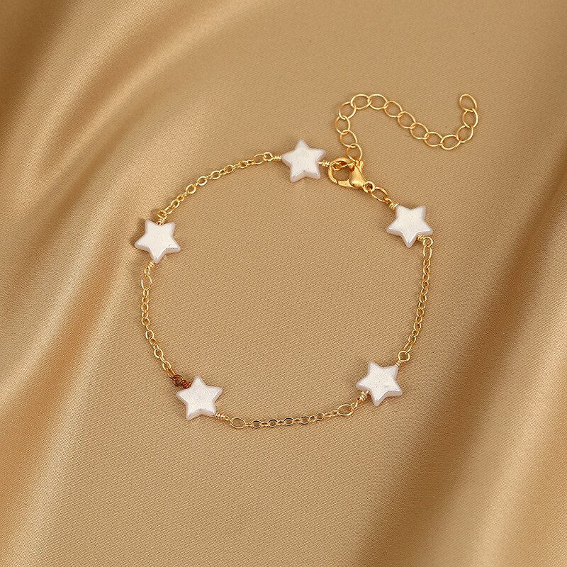 Thumbnail: Exquisite Colorful Heart Bracelet For Women Charm Korean Crystal Zircon Metal