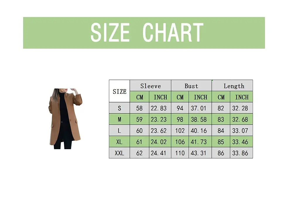 Thumbnail: 2023 NEW Woolen Coat Casual Jackets 2022 Autumn Winter Lapel Long Sleeve