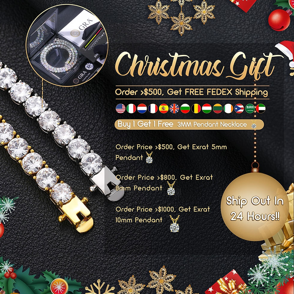 섬네일: Sparkling Moissanite Tennis Chain Bracelet Necklace 100% 925 Sterling Silver