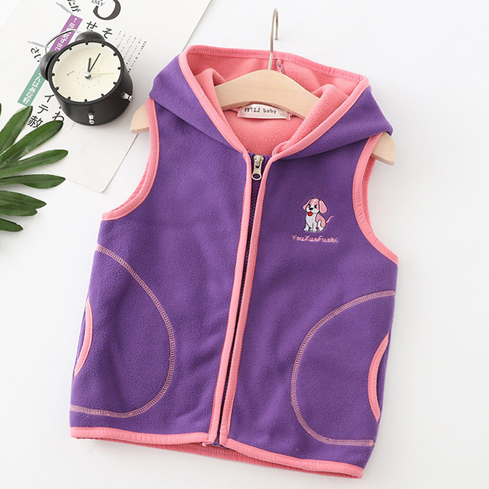 Thumbnail: Children Vest Kids Outerwear Waistcoats Sleeveless Jackets Children's Vest For