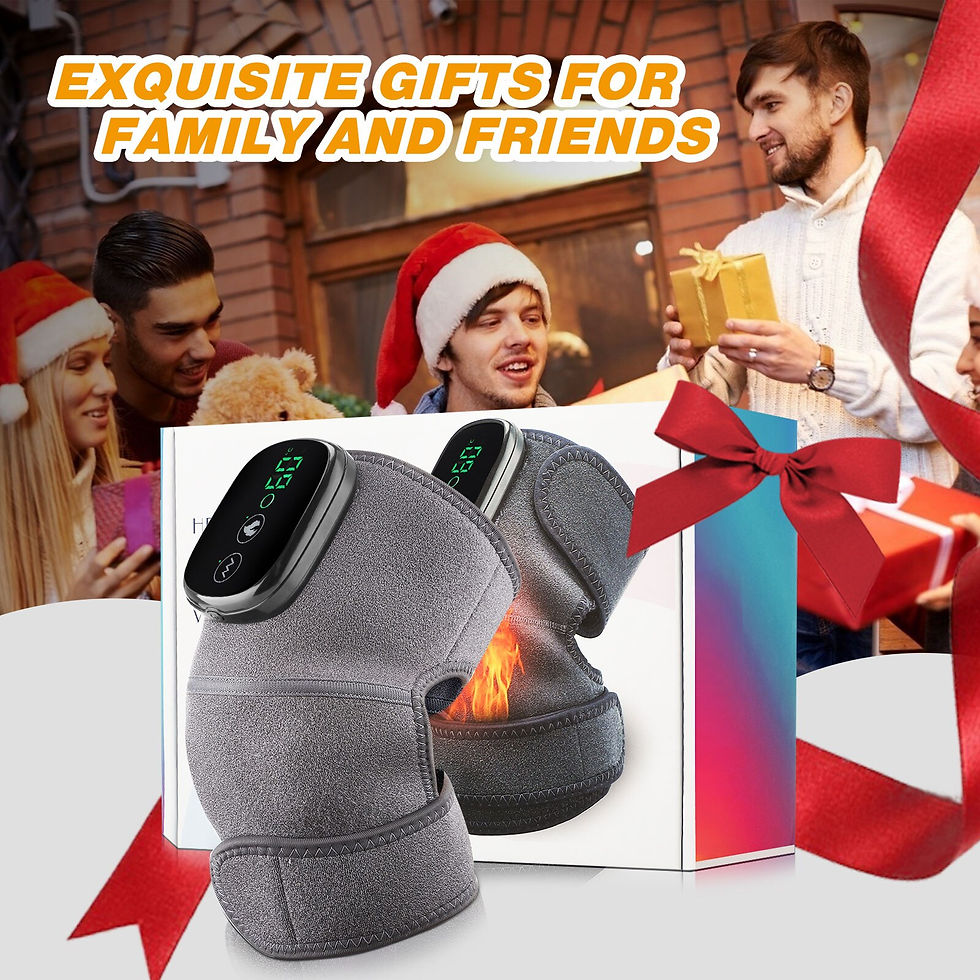 थंबनेल: Electric Heating Knee Massager Far Infrared Joint Physiotherapy Elbow Knee Pad