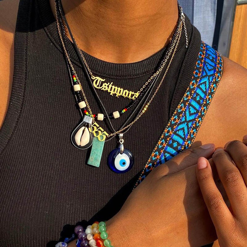 Miniatura: Angel Number Necklaces 111 222 333 444 555 777 888 999 666 Devil Necklace