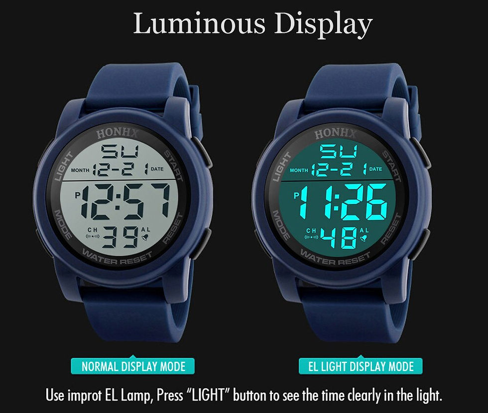 Miniature : Luxury Waterproof Military Sport Watches Men Silver Steel Digital Quartz Analog