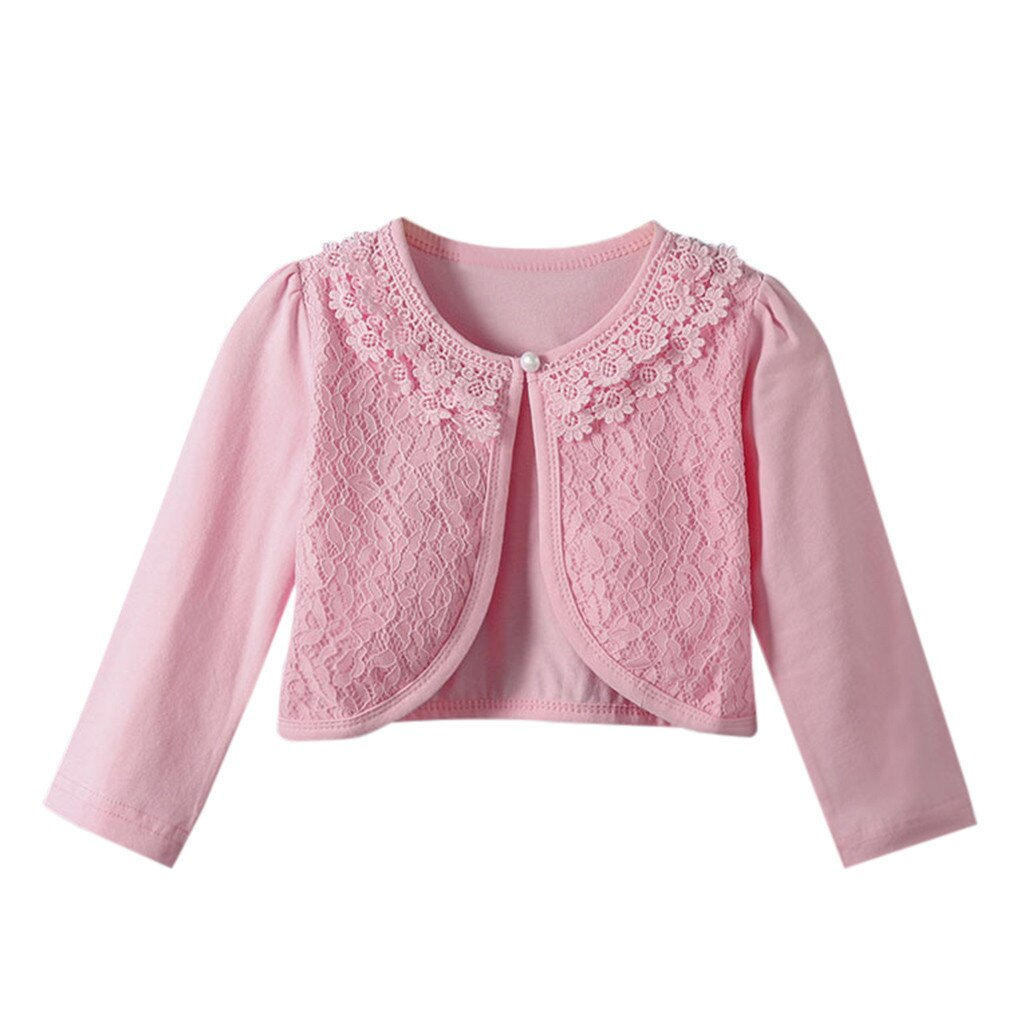 Toddler Shrug Tops Kids Baby Little Girls Lace Princess Bolero Cardigan Girls