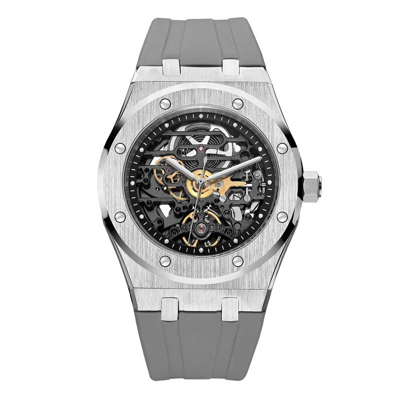 Thumbnail: FEICE Automatic Mechanical Luxury Watch Men Top Brand Stainless Steel Watch