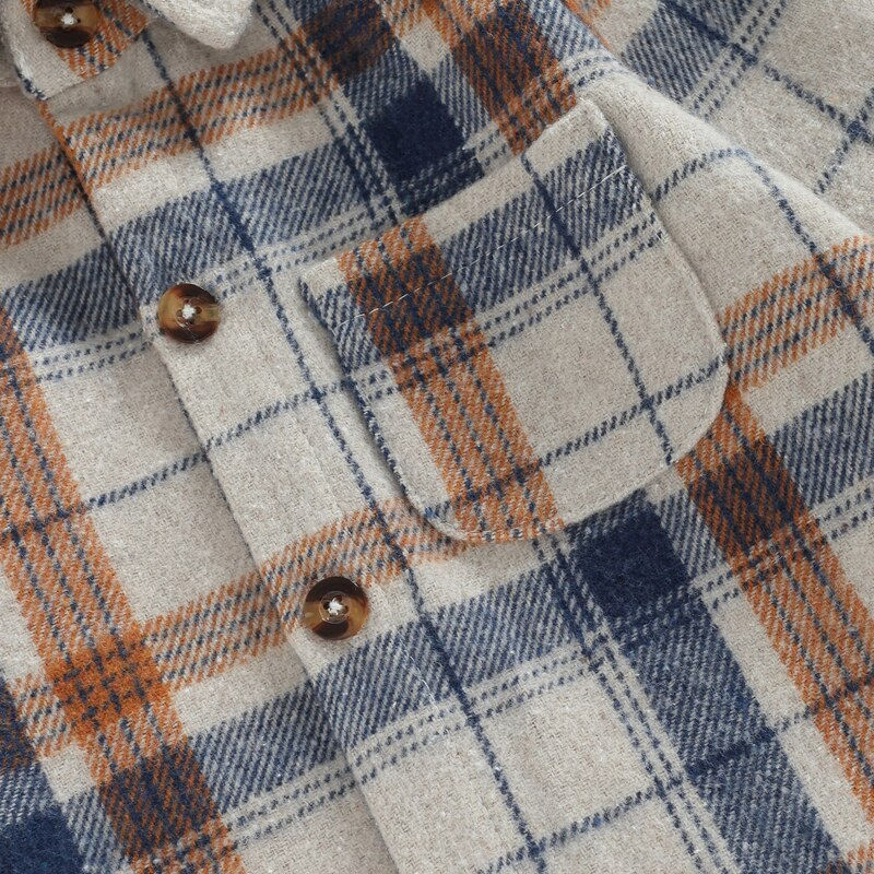 Thumbnail: 2022-11-22 Lioraitiin 0-6Years Kids Coats for Boys Long Sleeve Hooded Buttons