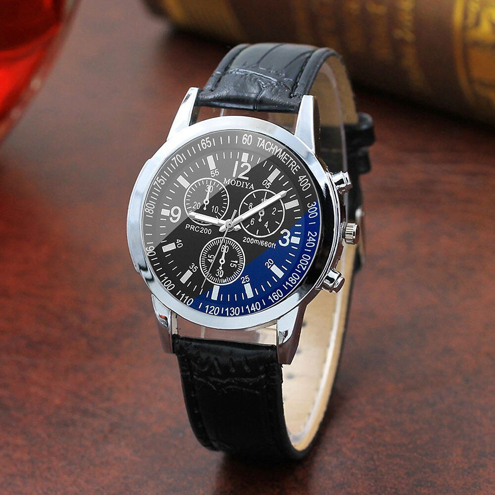 Thumbnail: Watch For Men Free Shiping Quartz Belt Hour Wrist Sport Analog Watch Men's Watc