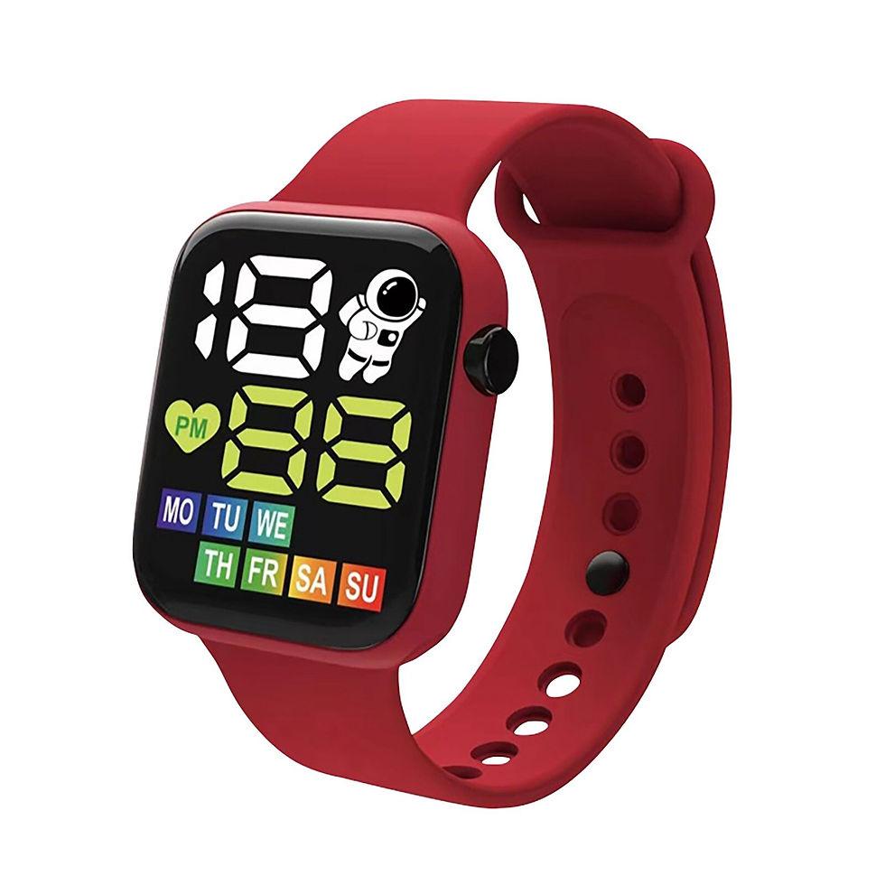 Thumbnail: Smart Watch Men Women Children Smartwatch Heart Rate Step Calorie Fitness