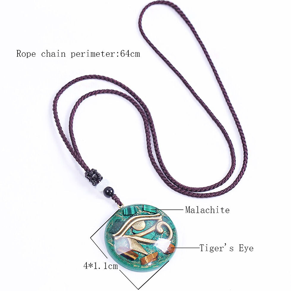 الصورة المصغرة: Ancient Egypt The Eye Of Horus Pendant For Women And Men Luminous Orgone