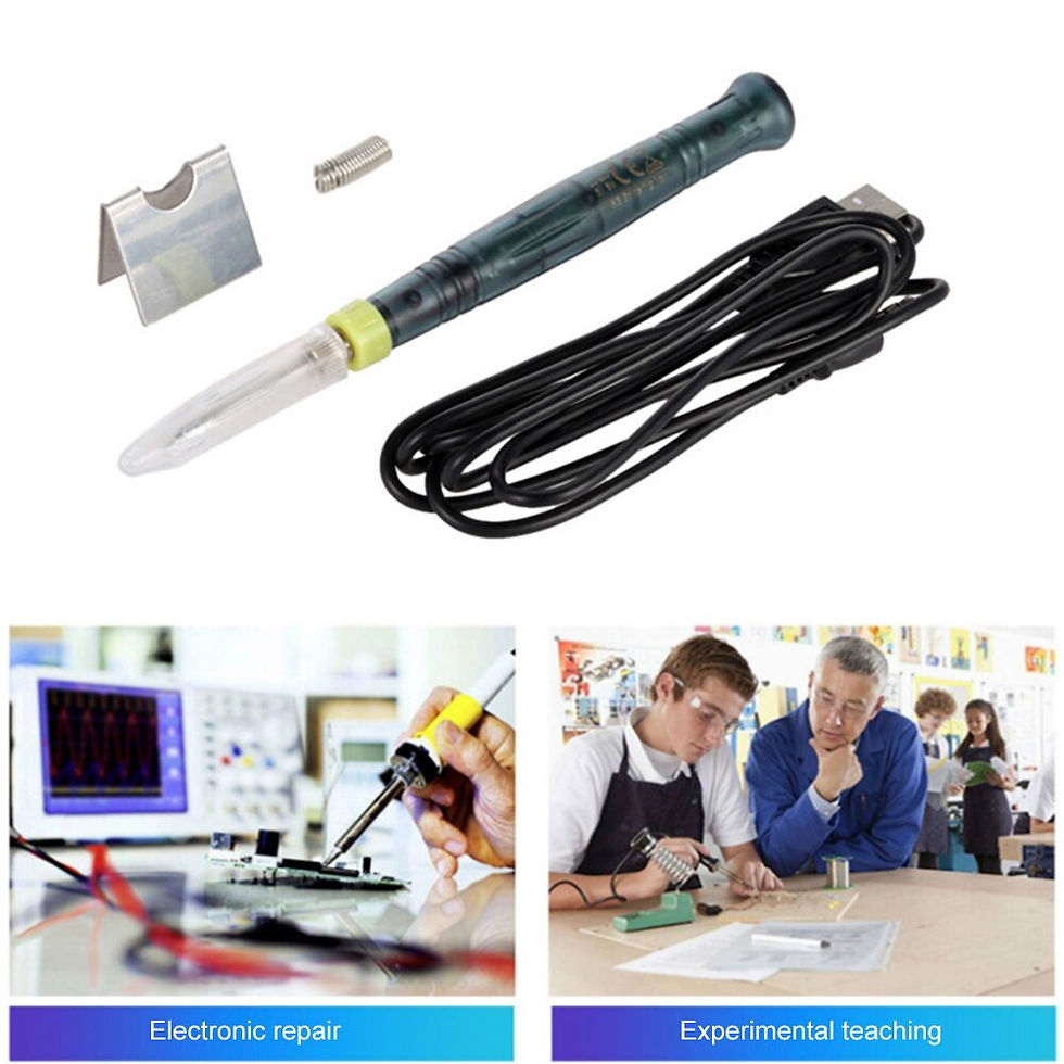 Thumbnail: 5V 8W Electric Solder Iron Rework Station Welding Repair Tools Kit with Tin Wire
