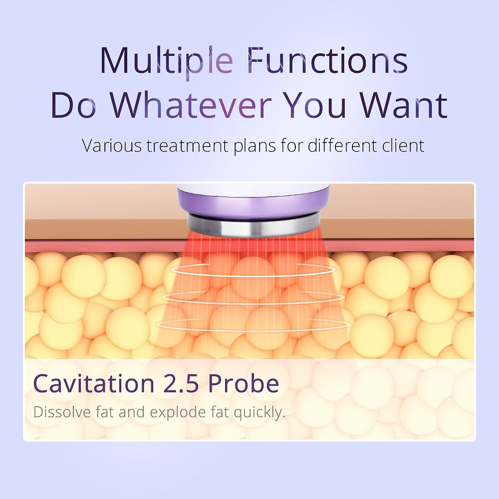 Thumbnail: New 40k Cavitation 2.5 Body Slimming Fat Burner Weight Loss Beauty Machine