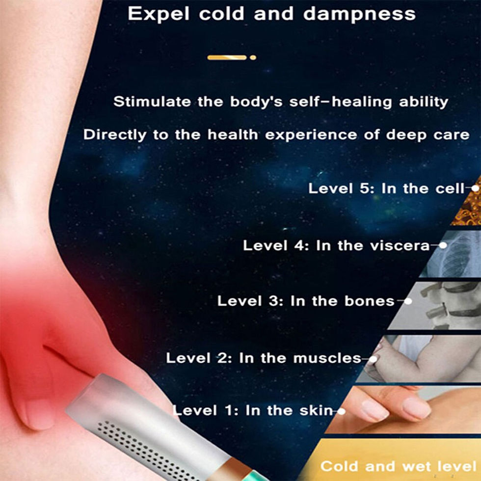 Thumbnail: Terahertz Physiotherapy Device Portable Electric Heating Light Therapy Hair Blow