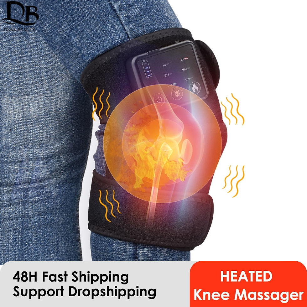 थंबनेल: Electric Heating Knee Massager Far Infrared Joint Physiotherapy Elbow Knee Pad