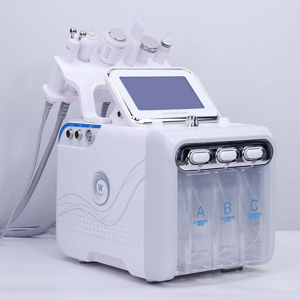 Thumbnail: New Arrival! Multifunction skin care device 7 in 1 anti aging small bubble H2O2