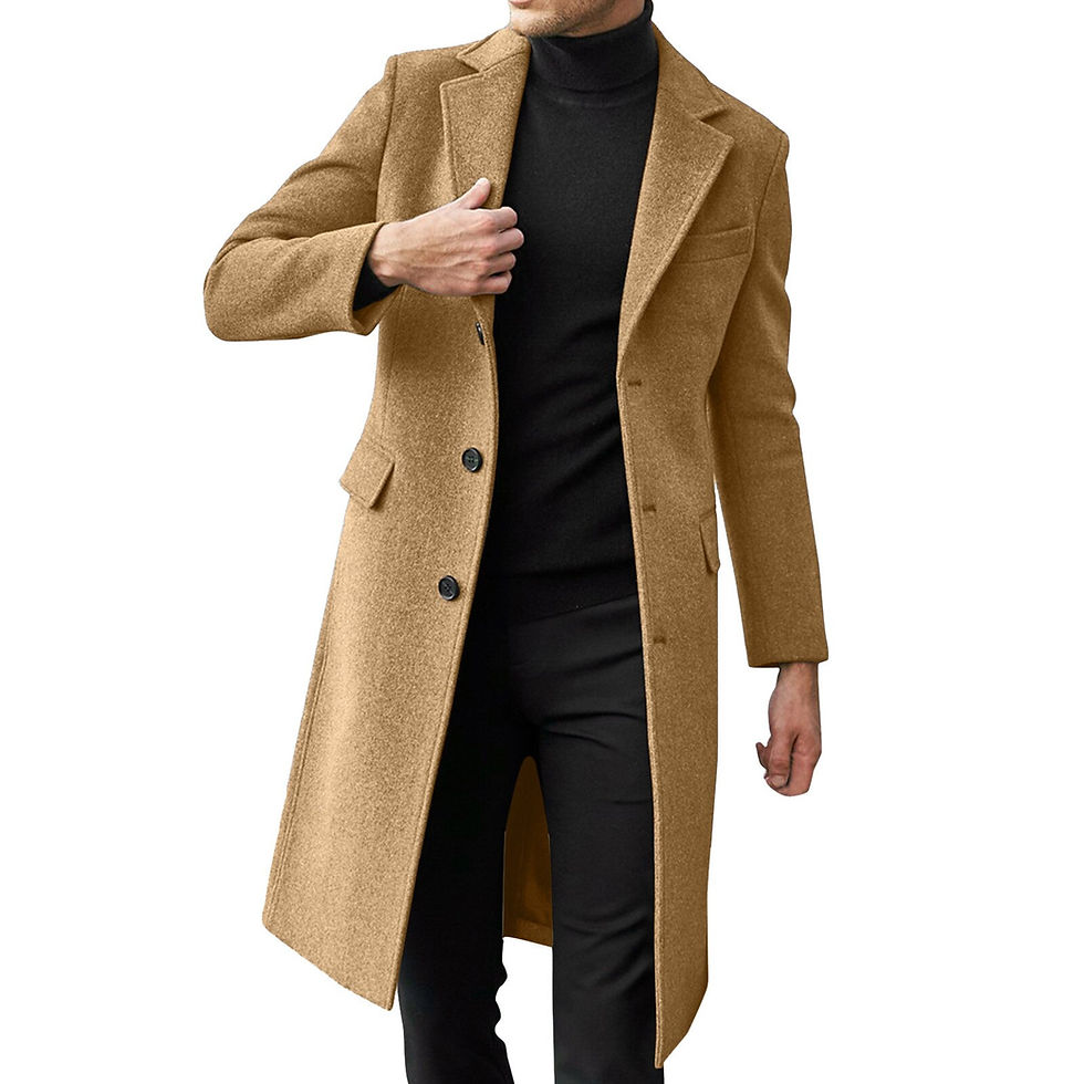Thumbnail: Men Plus Size Winter Coat Lapel Collar Long Sleeve Padded Leather Jacket
