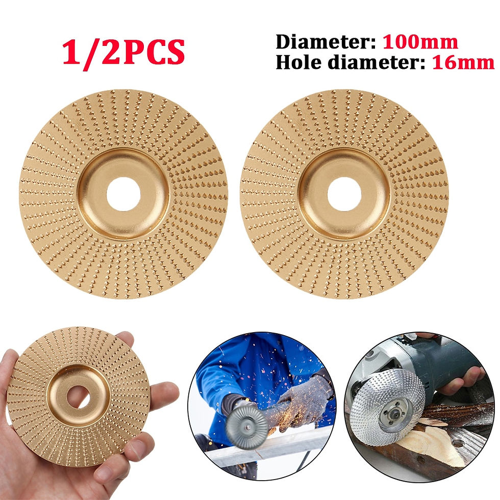 Thumbnail: 100mm 16mm Wood Grinding Polishing Wheel Rotary Disc Sanding Wood