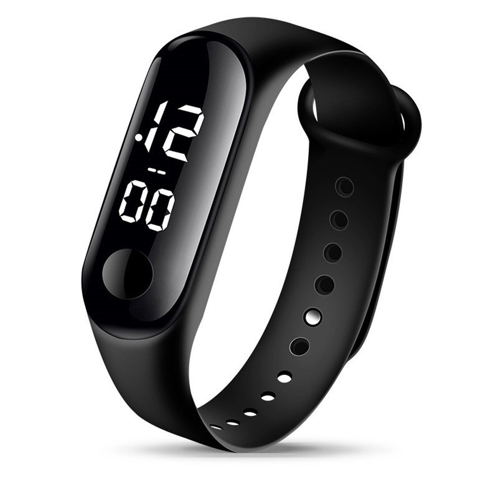 Digital Wristwatches Led Sports Watch Unisex Silicone Band Wrist Watches