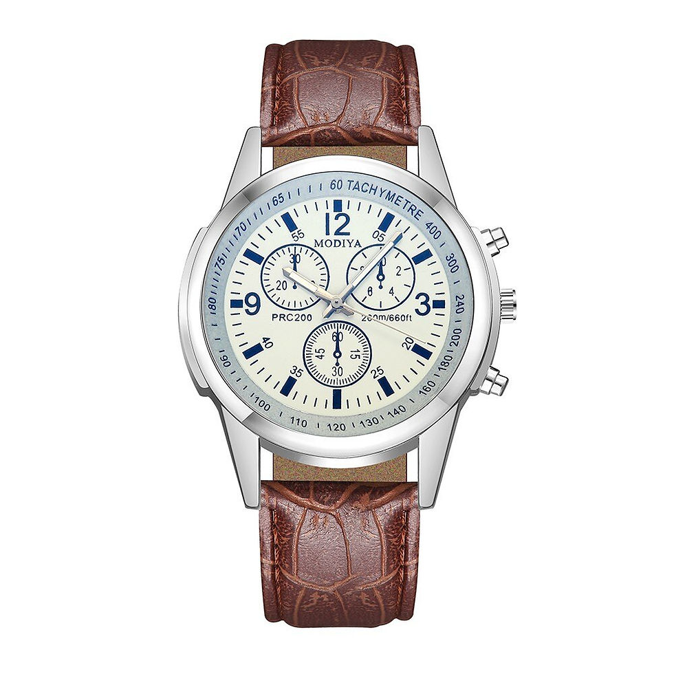 Thumbnail: Watch For Men Free Shiping Quartz Belt Hour Wrist Sport Analog Watch Men's Watc