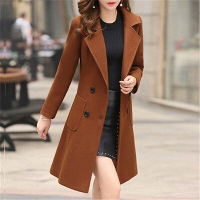 Thumbnail: Jackets For Women 2022 Fashion Style Designer Winter Plus Size 4XL Long Slim