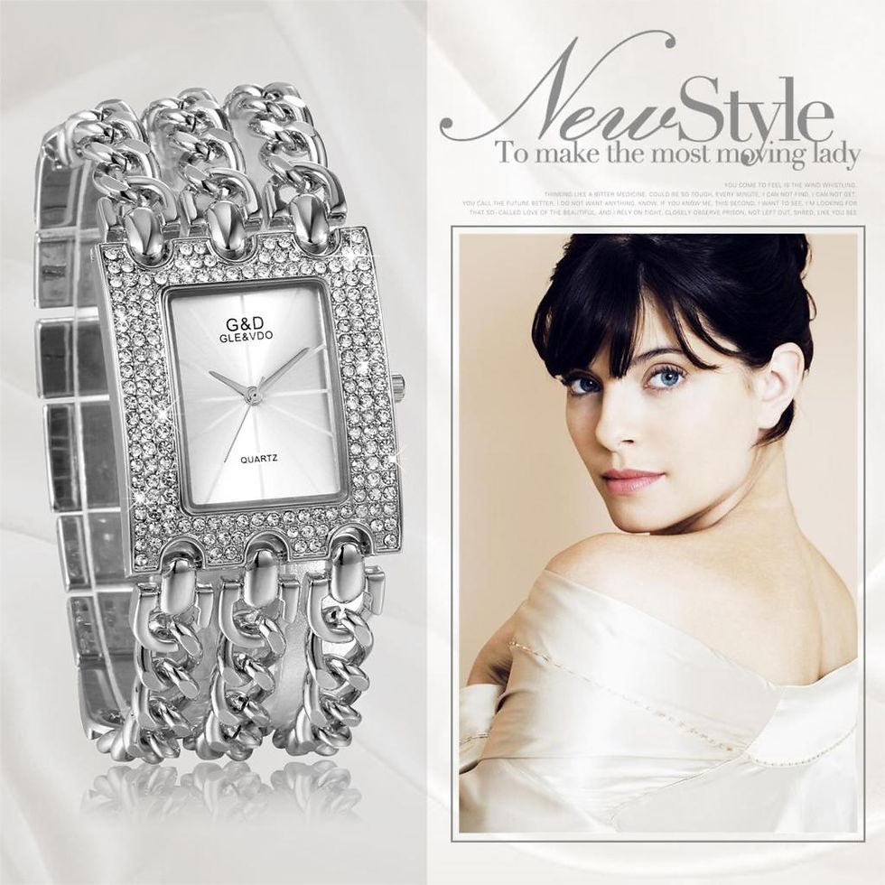 Miniatura: LANCARDO New Top Brand Luxury Women's Watches Alloy Clock Lady's Gold