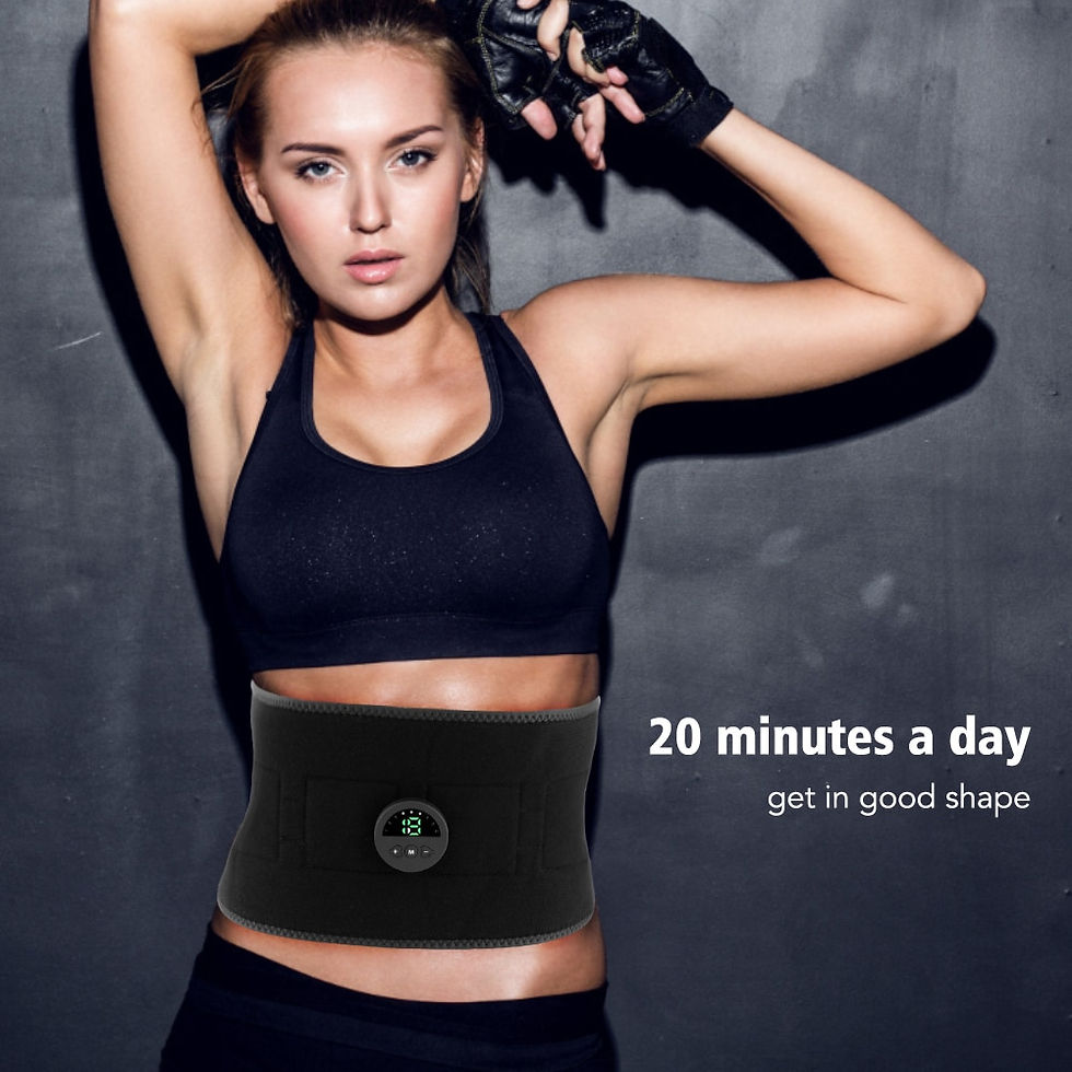 Miniatúra: EMS Electric Abdominal Body Slimming Belt Waist Band Smart Abdomen
