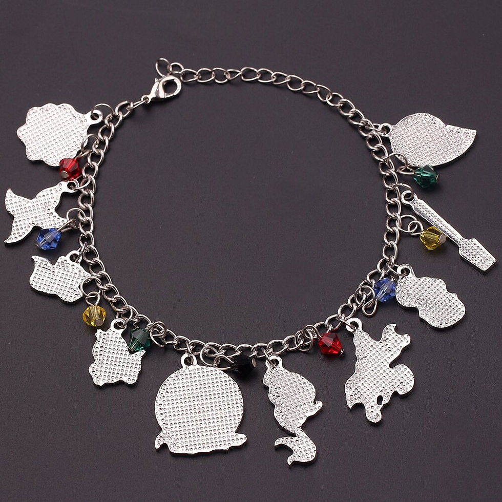 Thumbnail: Disney The Little Mermaid Movie Inspired Bracelet Jewelry Conch Crystal Beads