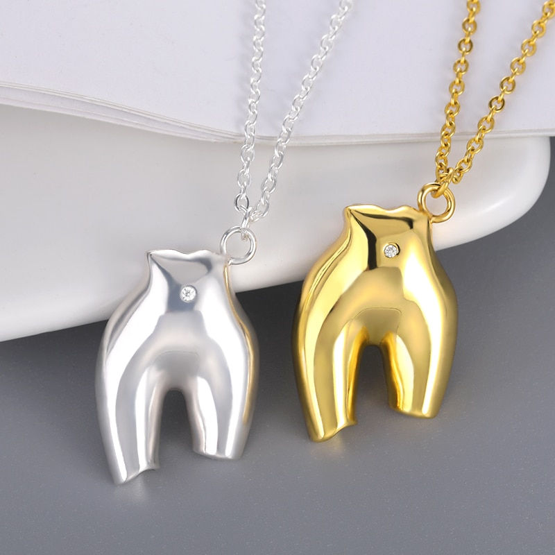 Миниатюра: Fashion Nude Female Body Necklace Naked Woman Feminist Necklaces Gorgeous