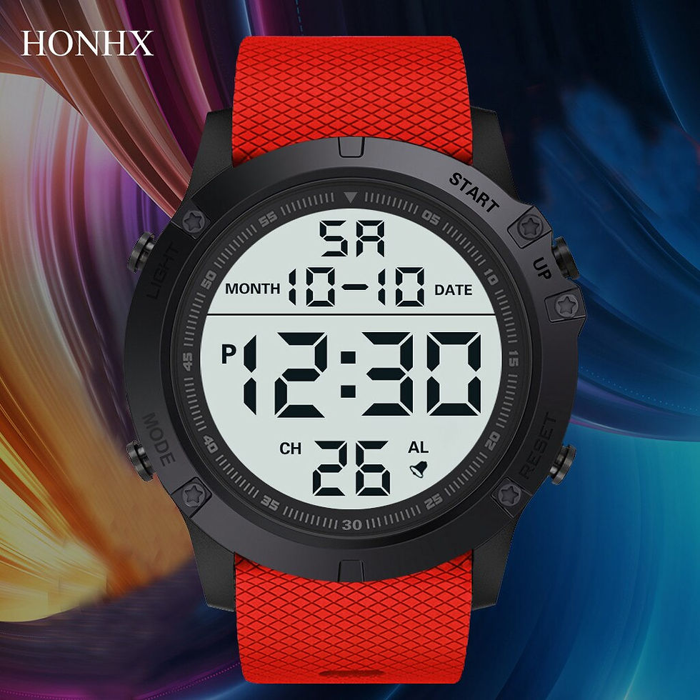 Thumbnail: Fashion Men'S Military Sports Watch Luxury Led Digital Water Resistant Watch